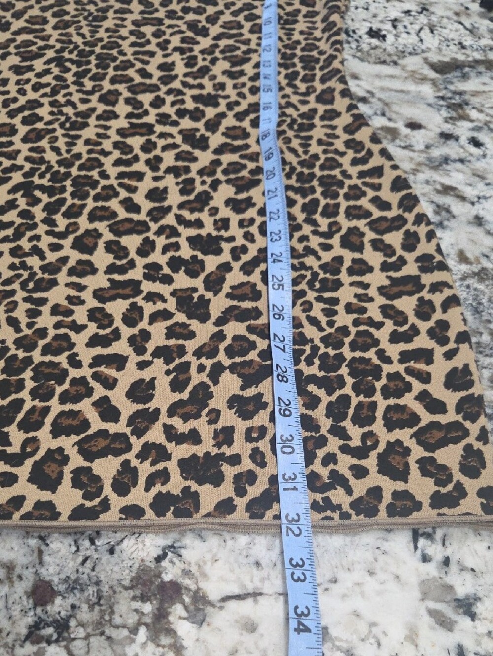 Moschino Leopard Print Mini Dress in Brown and Black - Picture 7 of 7